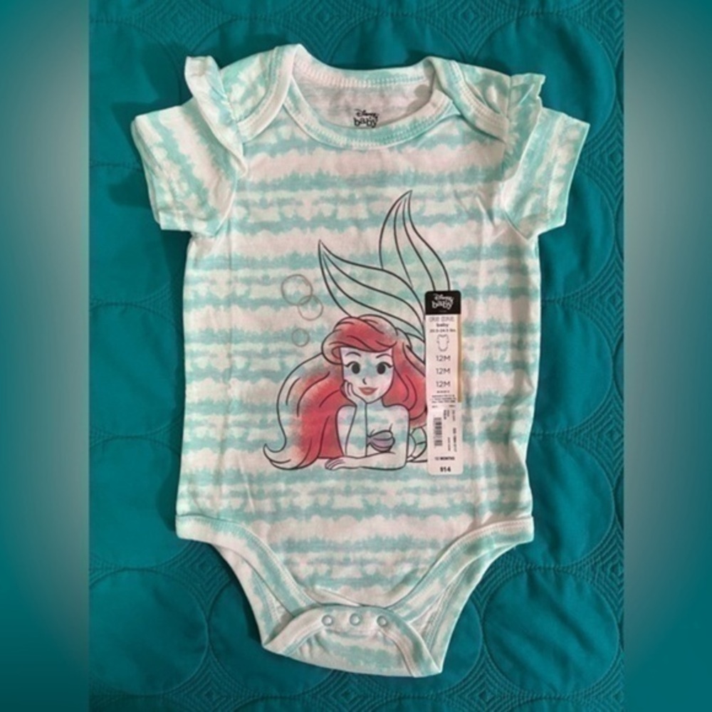 Disney Ariel Little Mermaid onesie 12M